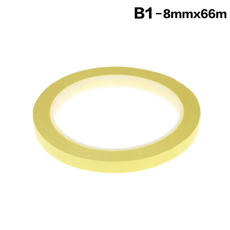 Residue-Free Positioning Marking Tape 5/8mm x 66M – PET Positioning Marking Tape Babs 8mm Light yellow