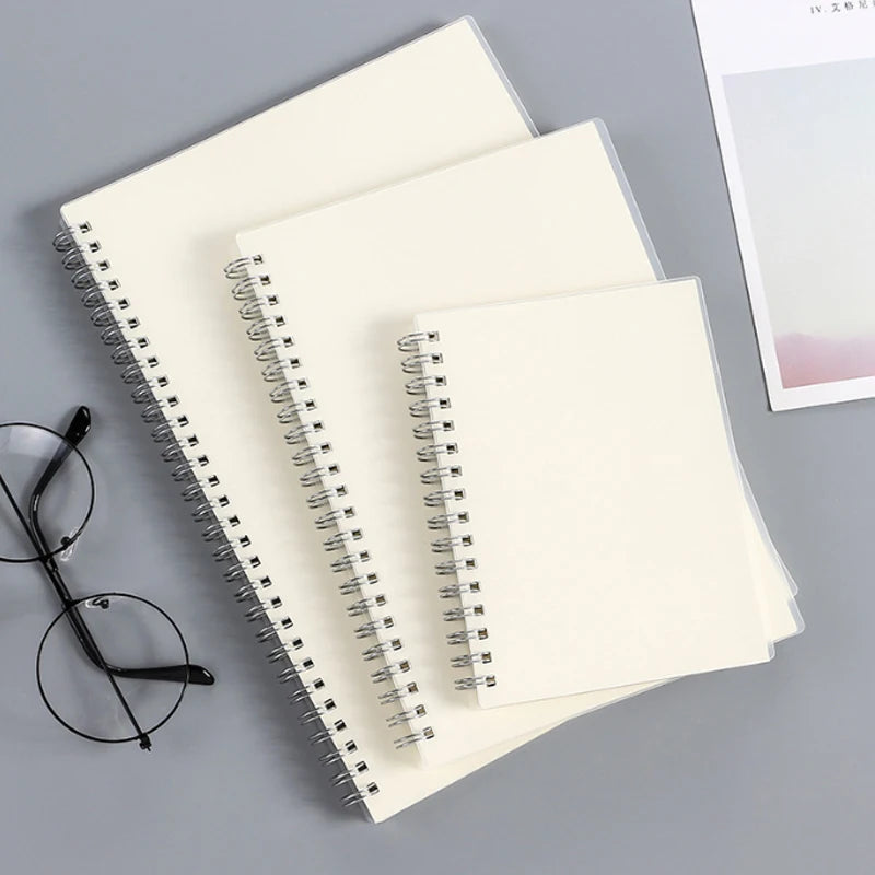 Spiral Coil Notebook – Lined, DOT, Grid & Blank Journal Spiral Coil Notebook Babs