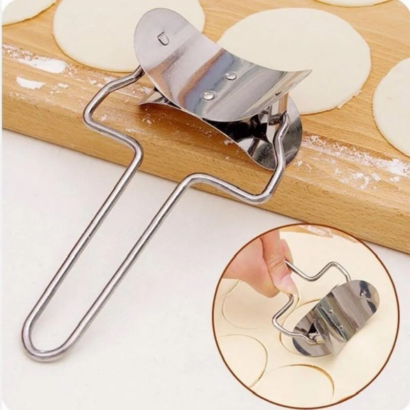 Stainless Steel Dumpling Wrapper Mould Roller & Die Maker Dumpling Wrapper Maker Babs