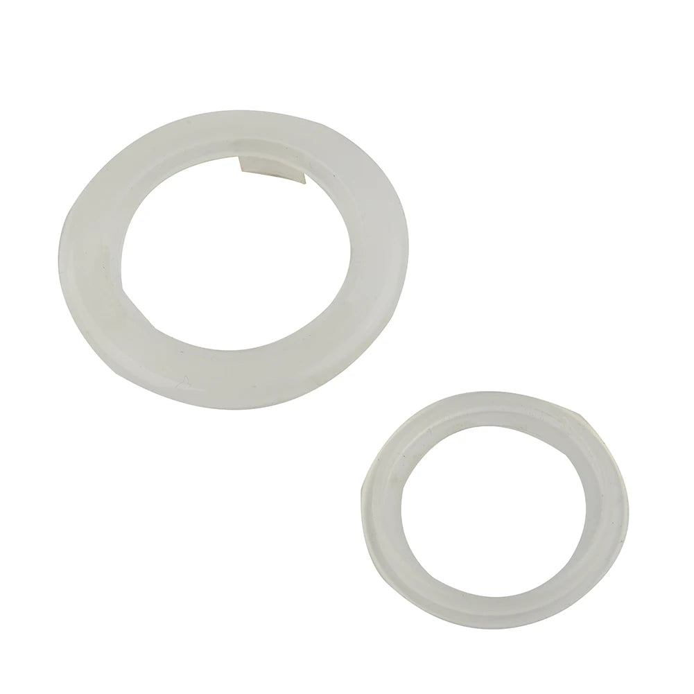 Patio Table Umbrella Hole Ring & Cap Cover Set – 2 Pack Umbrella Hole Cover Babs White