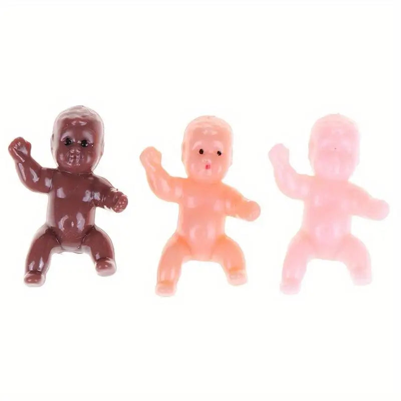 20Pcs Mini Plastic Baby Doll Accessories 1" & 1.2" Set Doll Accessories Babs