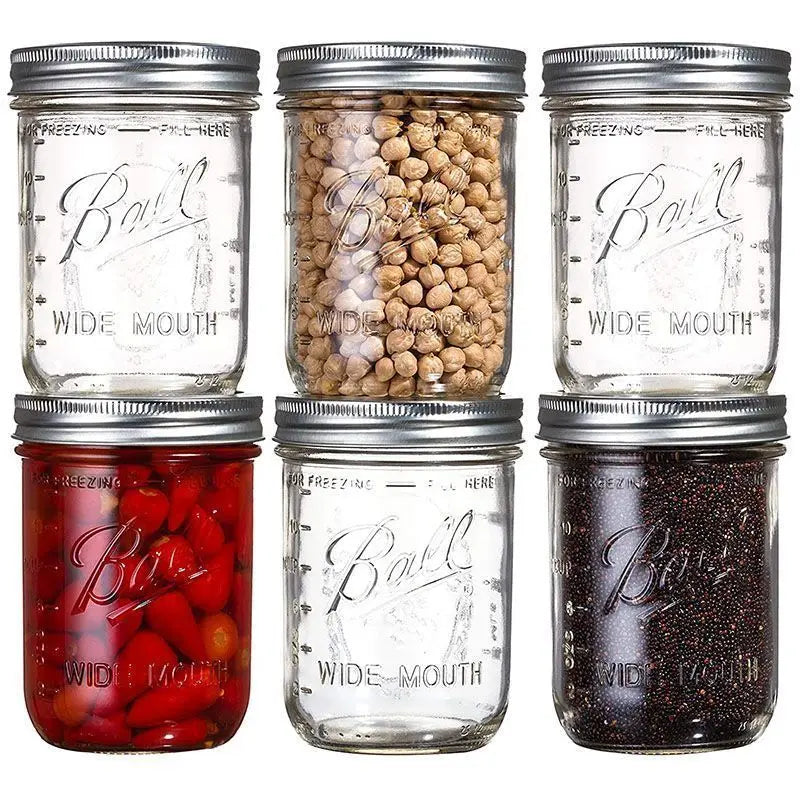 Glass Sealed Jar for Honey, Jam, Oats & Food Storage Glass Storage Jar Babs