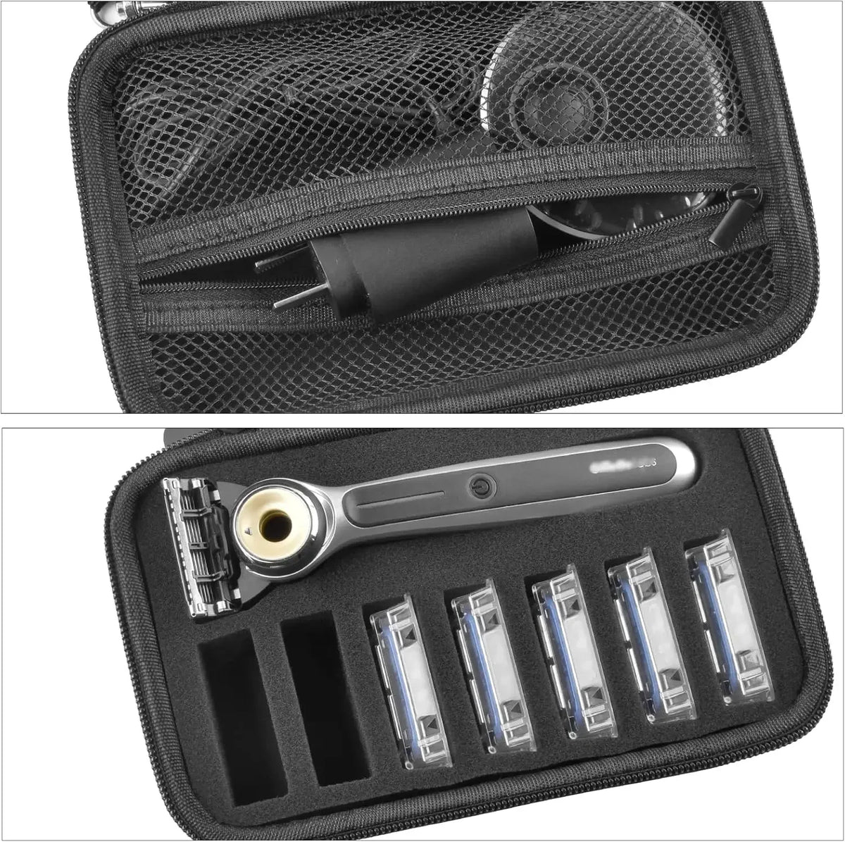 Paiyule Travel Case for Gillette Heated Razor & Blade Refills Razor Travel Case Babs