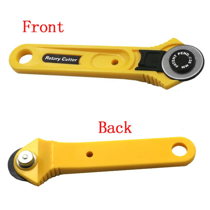 28mm & 45mm Rotary Cutter – Fabric, Leather & Paper Craft Tool Rotary Cutter Babs