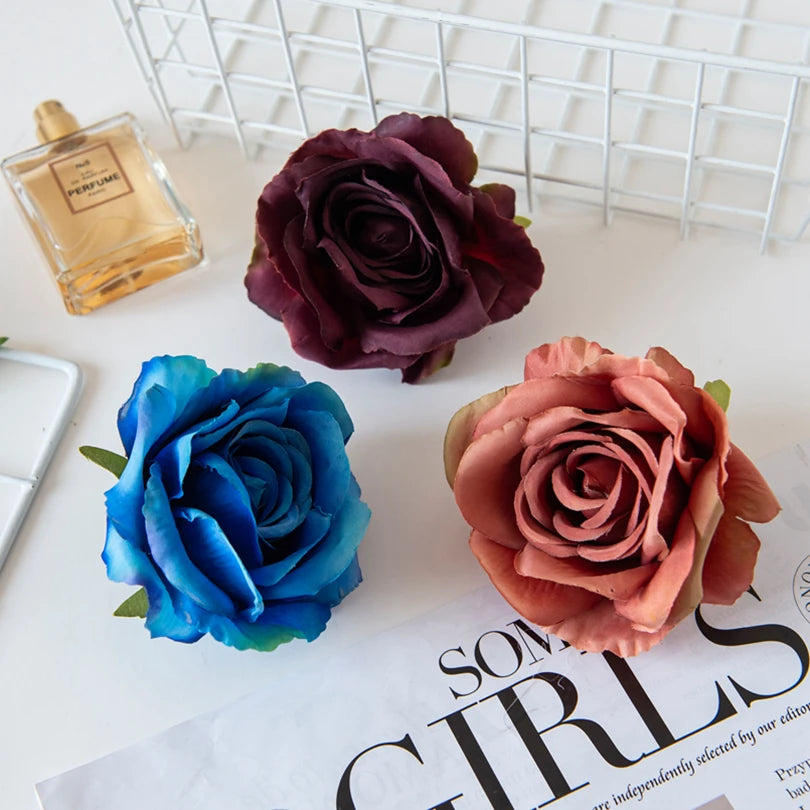 Silk Rose Artificial Flowers 10/20 Pcs – Wedding & Home Decor Artificial Silk Flowers Babs