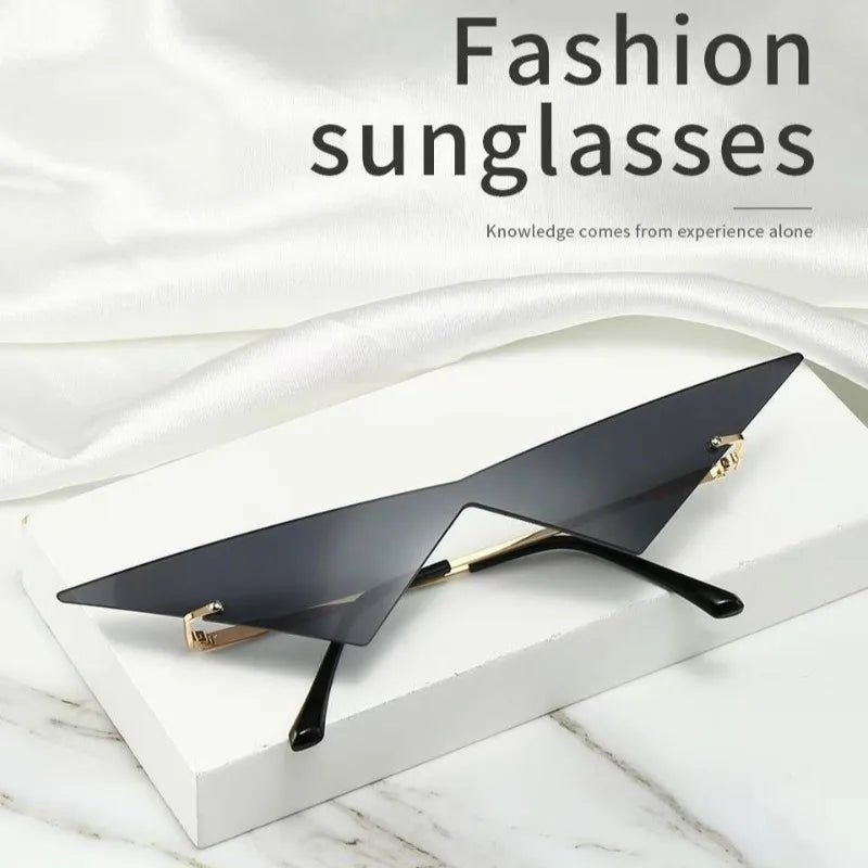 Triangle UV400 Sunglasses – Unisex Fashion Street Eyewear Fashion Sunglasses Babs