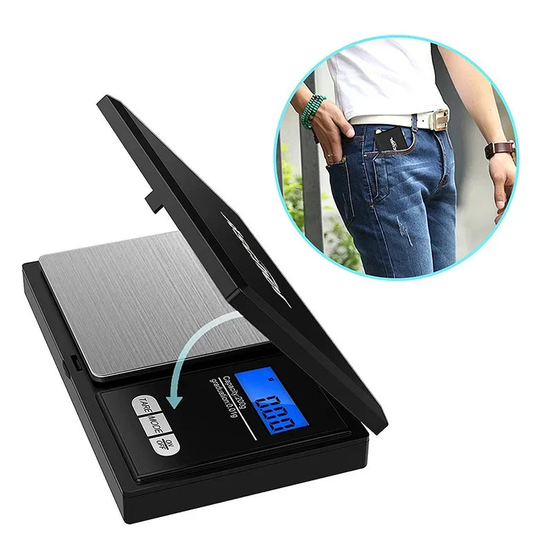Mini Digital Pocket Scale – 0.01g Jewelry Gold Gram Scale Digital Pocket Scale Babs