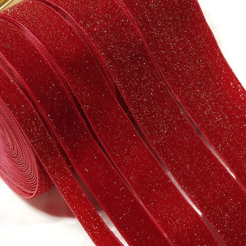 5m Red Silk Ribbon for Christmas, Gift Wrapping & DIY Crafts Decorative Craft Ribbon Babs