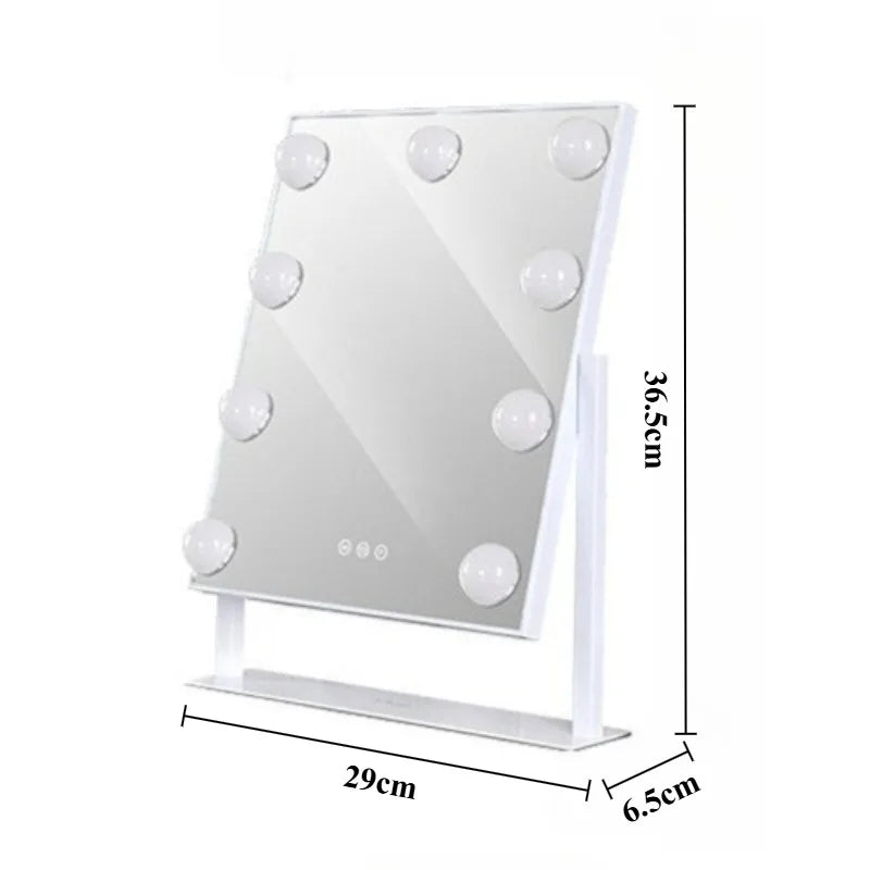 Oeny Smart Makeup Mirror with LED Fill Light & Magnifier LED Makeup Mirror Babs