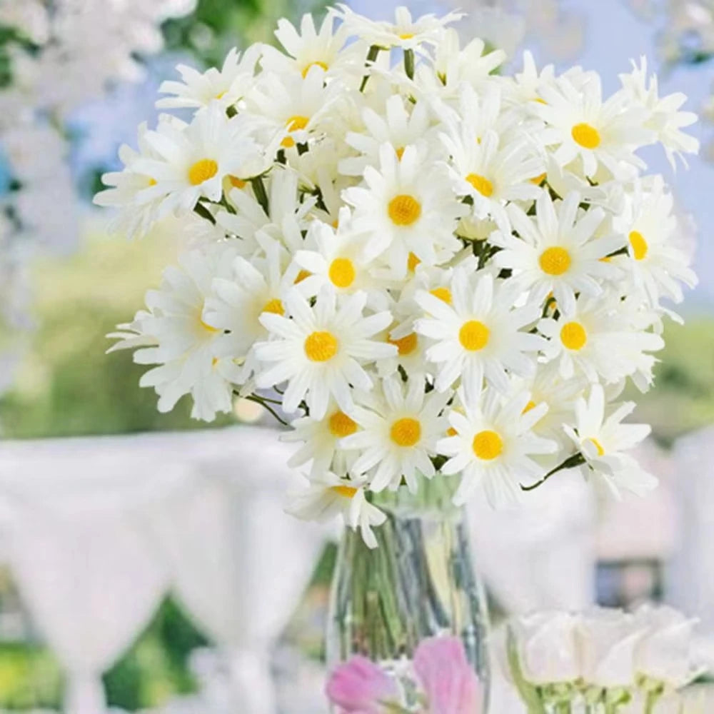 Silk Artificial Chrysanthemum Bouquet – Wedding & Home Decor Artificial Flower Bouquet Babs