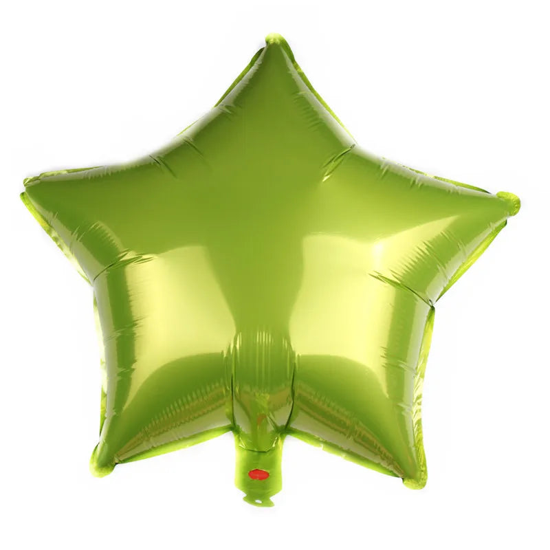18" Star & Heart Foil Balloons for Parties & Weddings (5–50 pcs) Party Foil Balloons Babs