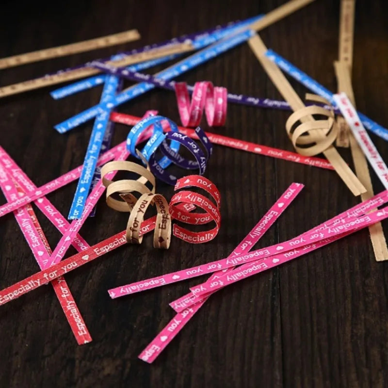 700pcs Colored Kraft Paper Twist Ties – Baking & Gift Packaging Packaging Twist Ties Babs