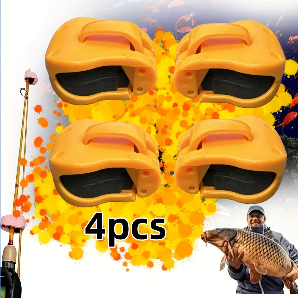 4-Piece Anti-Slip Fishing Rod Holder Wall Mount Bracket Set Fishing Rod Holder Babs