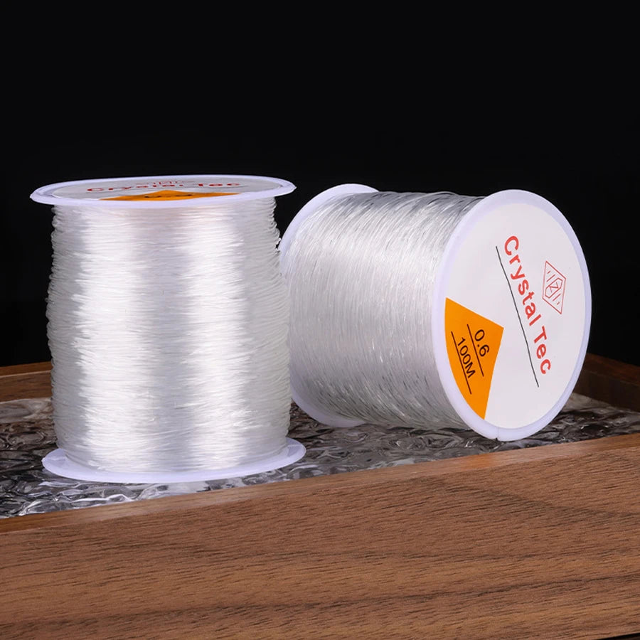 0.8mm Elastic Crystal Beading Cord – DIY Jewelry Making Jewelry Beading Cord Babs