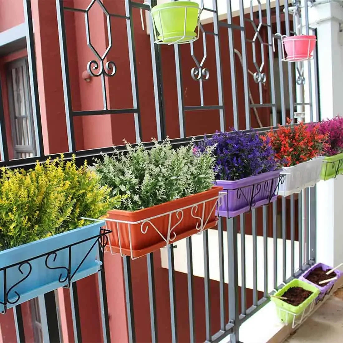 UV Resistant Artificial Lavender Shrubs – Outdoor Garden Decor Artificial Flower Shrub Babs