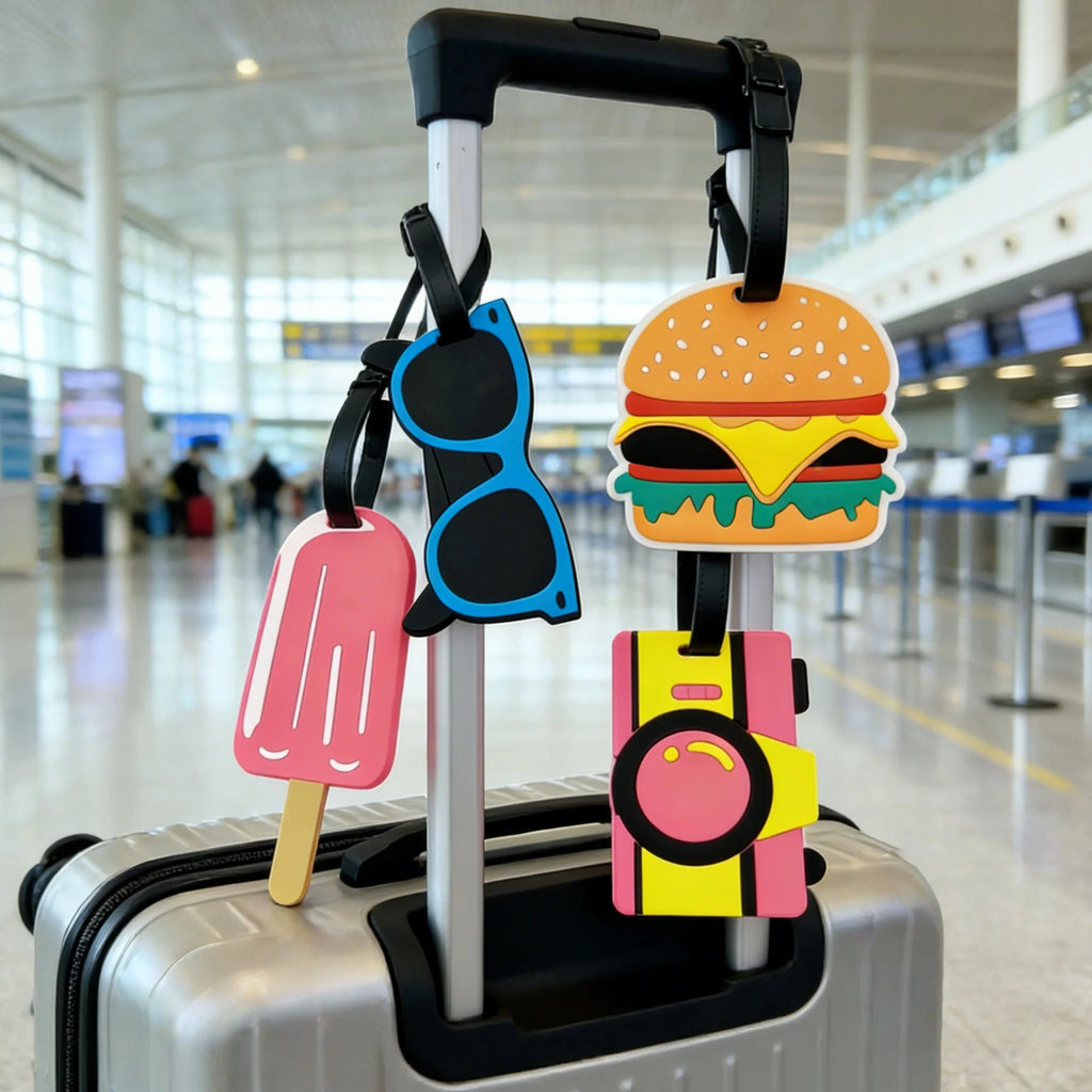 Ice Cream Luggage Tags – Cute Travel ID Labels for Bags Luggage Tag Babs