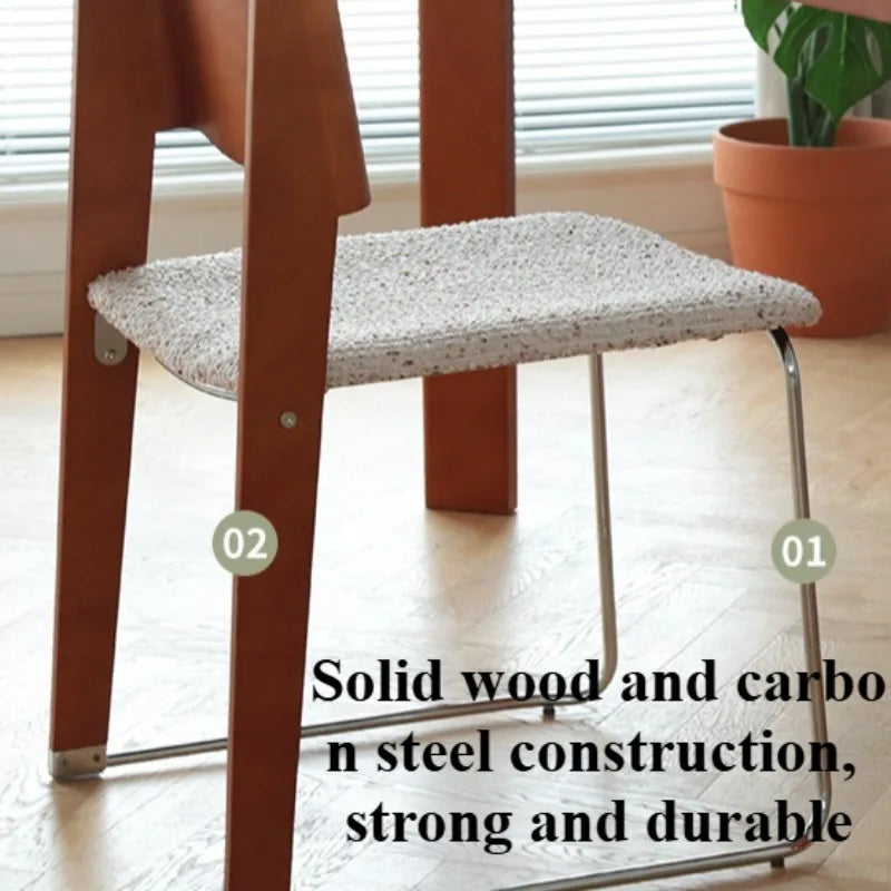 Nordic Solid Wood Dining Chair – Modern Minimalist Luxury Dining Chair Babs