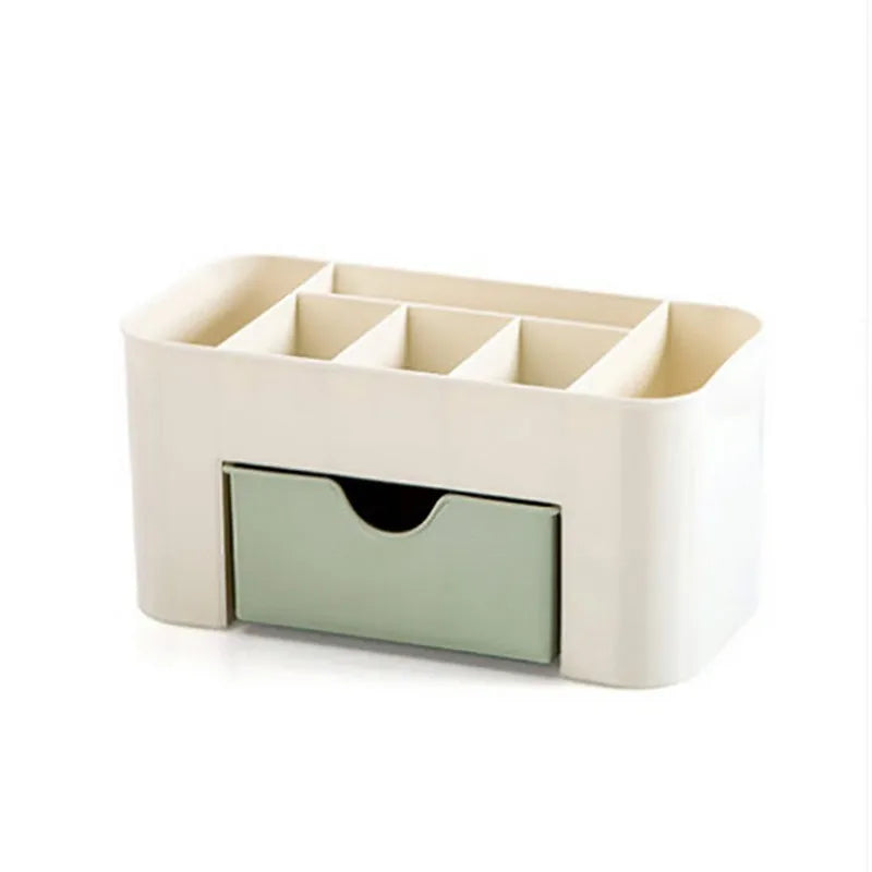 Makeup & Jewelry Storage Box with Drawer Organizer Makeup Storage Organizer Babs green