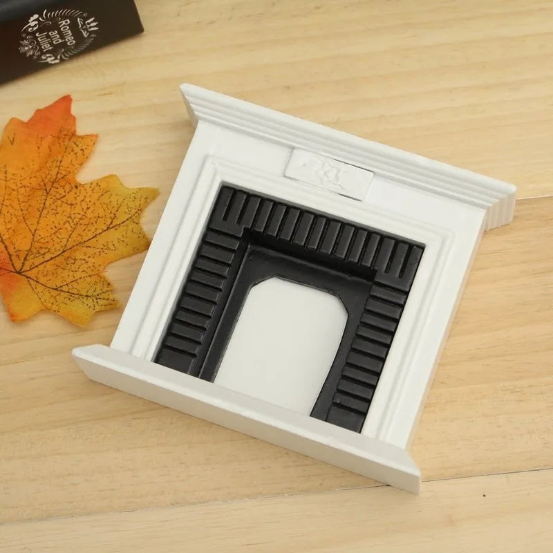 1:12 DIY Miniature Fireplace Kit – Dollhouse Furniture Decor Dollhouse Miniature Kit Babs