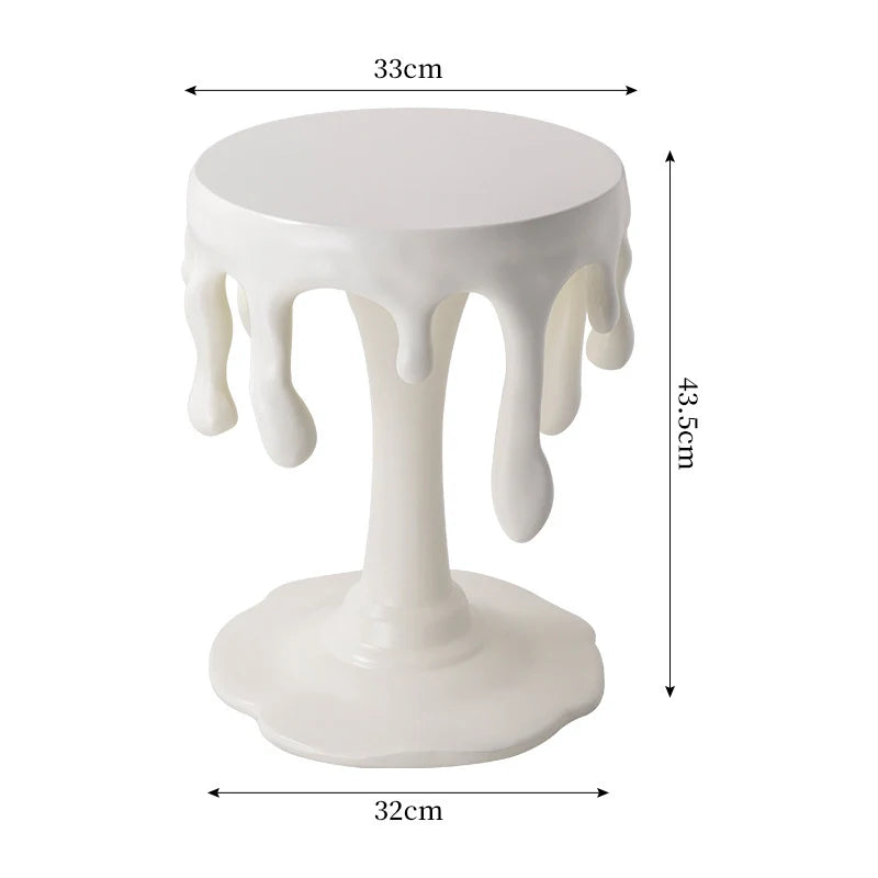 Modern Round Coffee Table | Nordic Minimalist Side Table Round Coffee Table Babs White