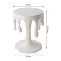 Modern Round Coffee Table | Nordic Minimalist Side Table Round Coffee Table Babs White
