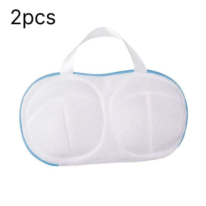 2PCS 3D Bra Laundry Bags – Anti-Deformation Mesh Zipper Mesh Laundry Bag Babs