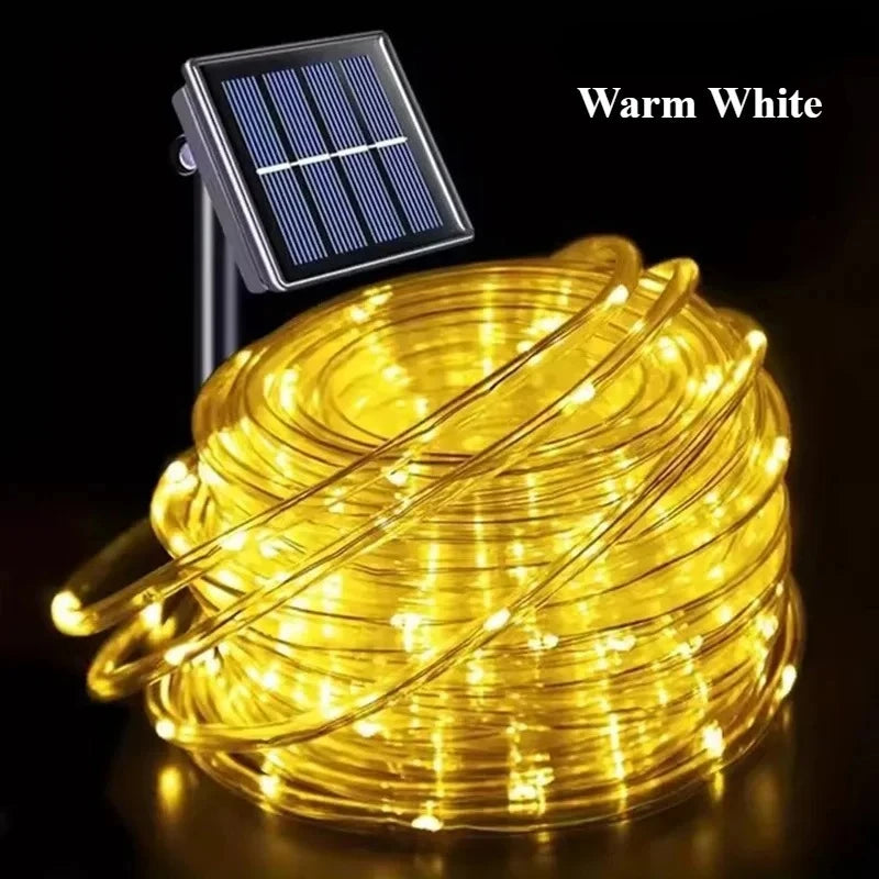 Solar LED String Lights – Waterproof Outdoor Fairy Garden Lights Solar String Lights Babs Warm White 5M 50LEDS