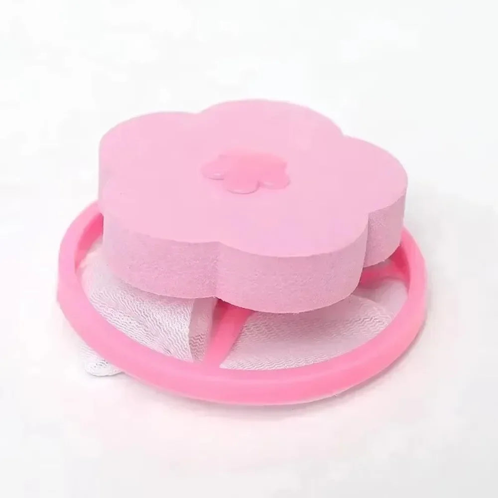 Reusable Washing Machine Lint & Pet Hair Catcher Filter Bag Laundry Filter Bag Babs Pink