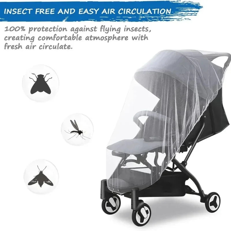 Baby Mosquito Net for Stroller, Crib & Mini Crib | Safe Baby Mosquito Net Babs
