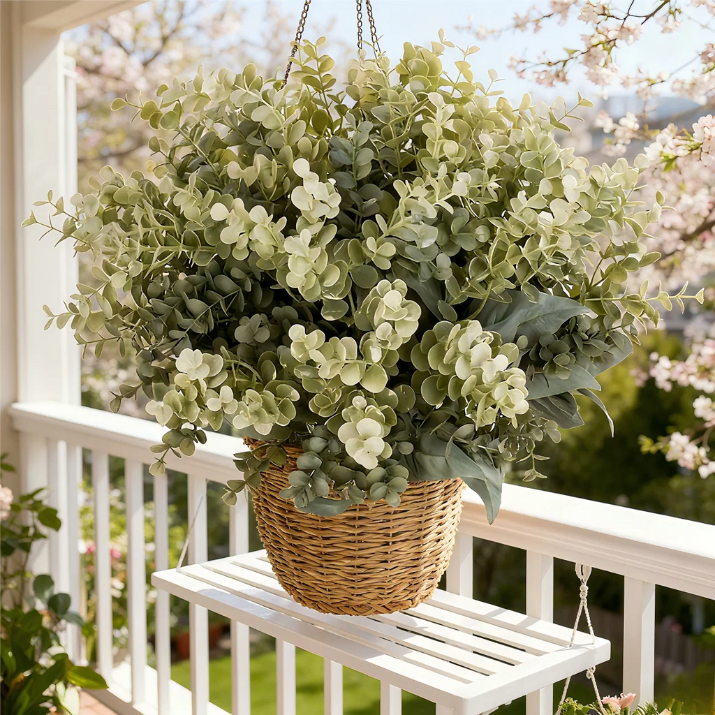 Artificial Eucalyptus Bouquet – Wedding & Home Floral Décor Artificial Flower Bouquet Babs