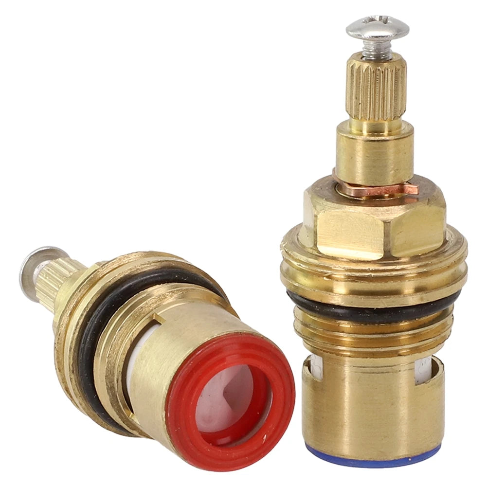 Brass Ceramic Faucet Cartridge – Quarter Turn, 20 Teeth, BSP 1/2" Faucet Cartridge Babs