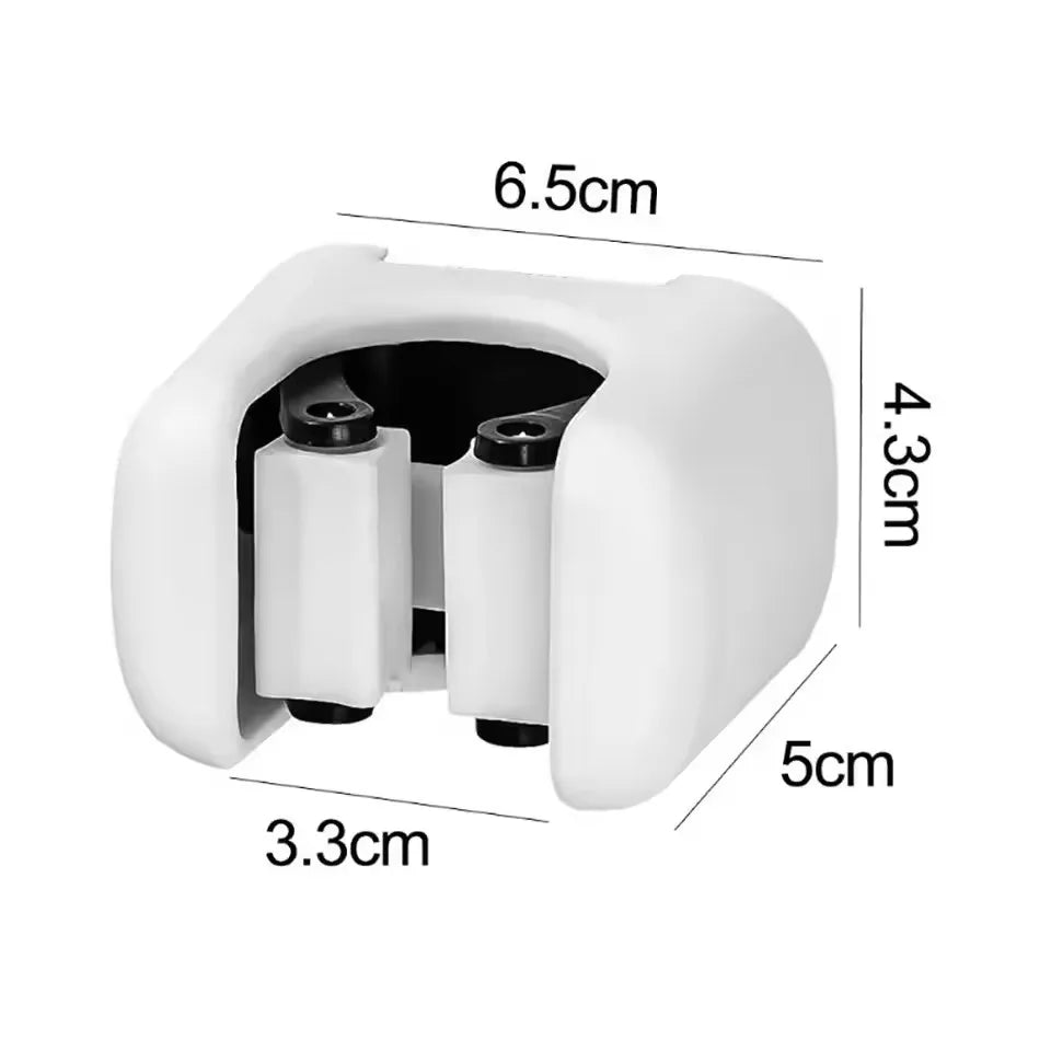 Self-Adhesive Mop Holder Clips – Wall-Mounted Broom Rack Mop Holder Clip Babs