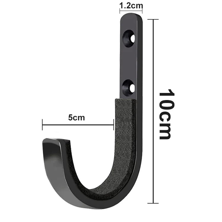 2-Pack Stainless Steel Fishing Rod Wall Mount Rack Holder Fishing Rod Rack Babs