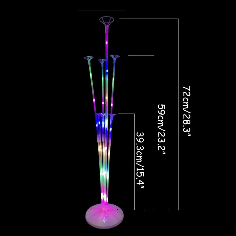 LED Bobo Balloon Column Stand Set – Wedding & Party Decor LED Balloon Decor Set Babs LED balloon stand 1