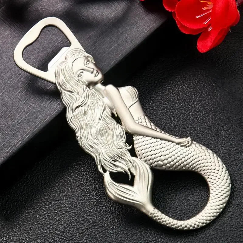 Mermaid Magnetic Bottle Opener – Zinc Alloy Fridge Beer Opener Bottle Opener Babs