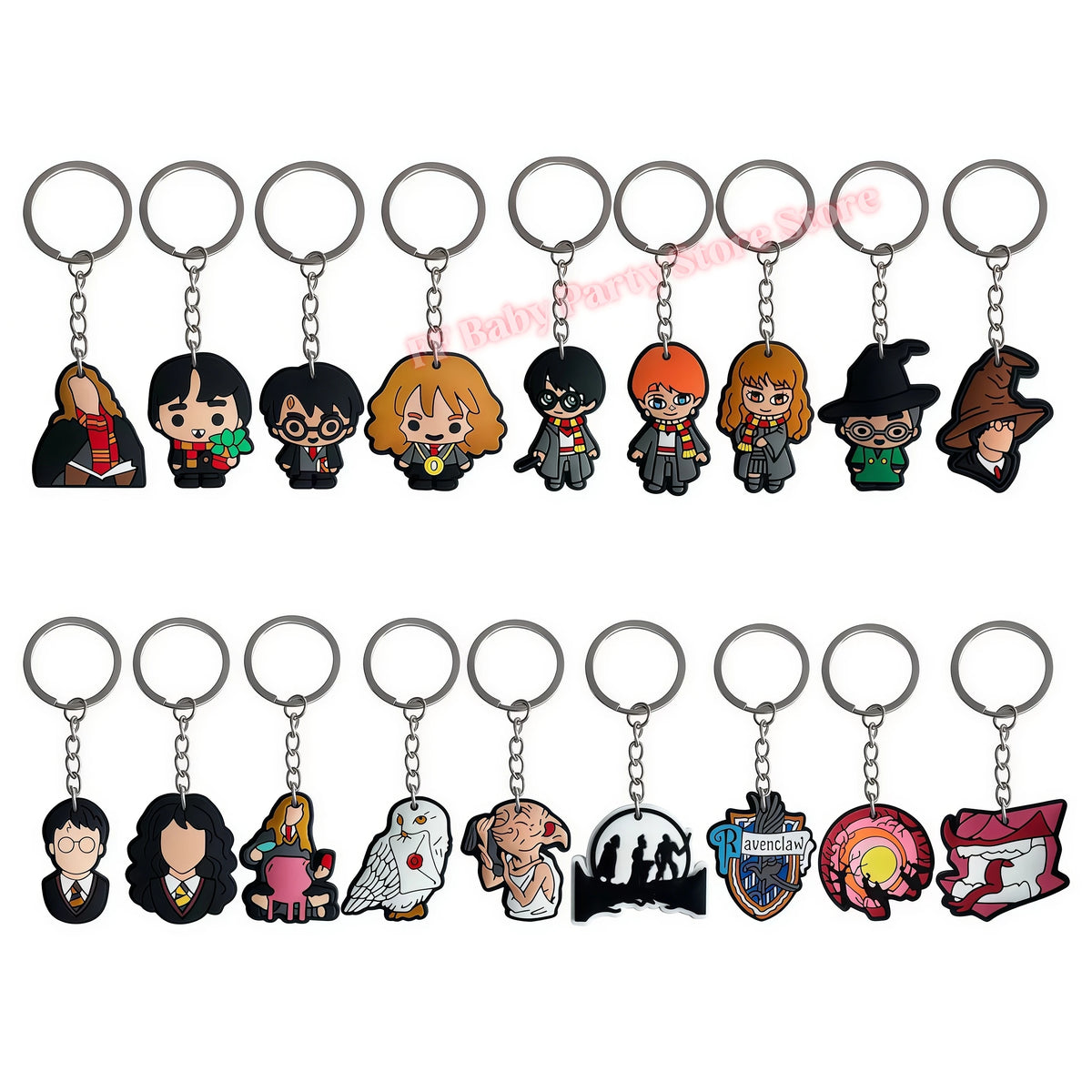 Magic Academy Kids Party Favors – Bracelets, Keychains & Balloons Kids Party Favors Babs 10pcs Keychains