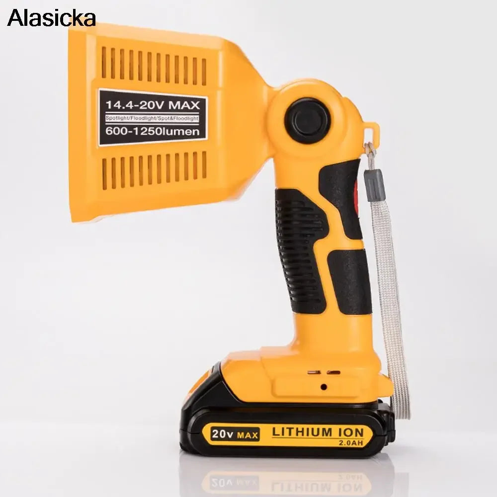 LED Worklight for Dewalt 18/20V Battery – 1250 Lumen Cordless LED Work Light Babs