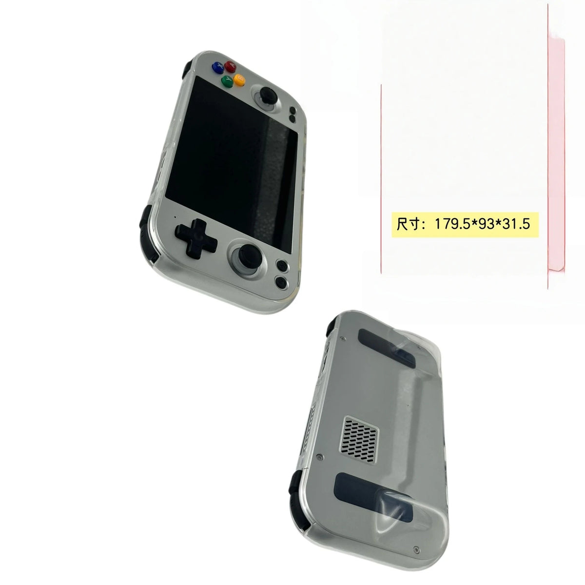 RG477M 2-in-1 TPU Protective Case & Ergonomic Grip Cover Game Console Case Babs