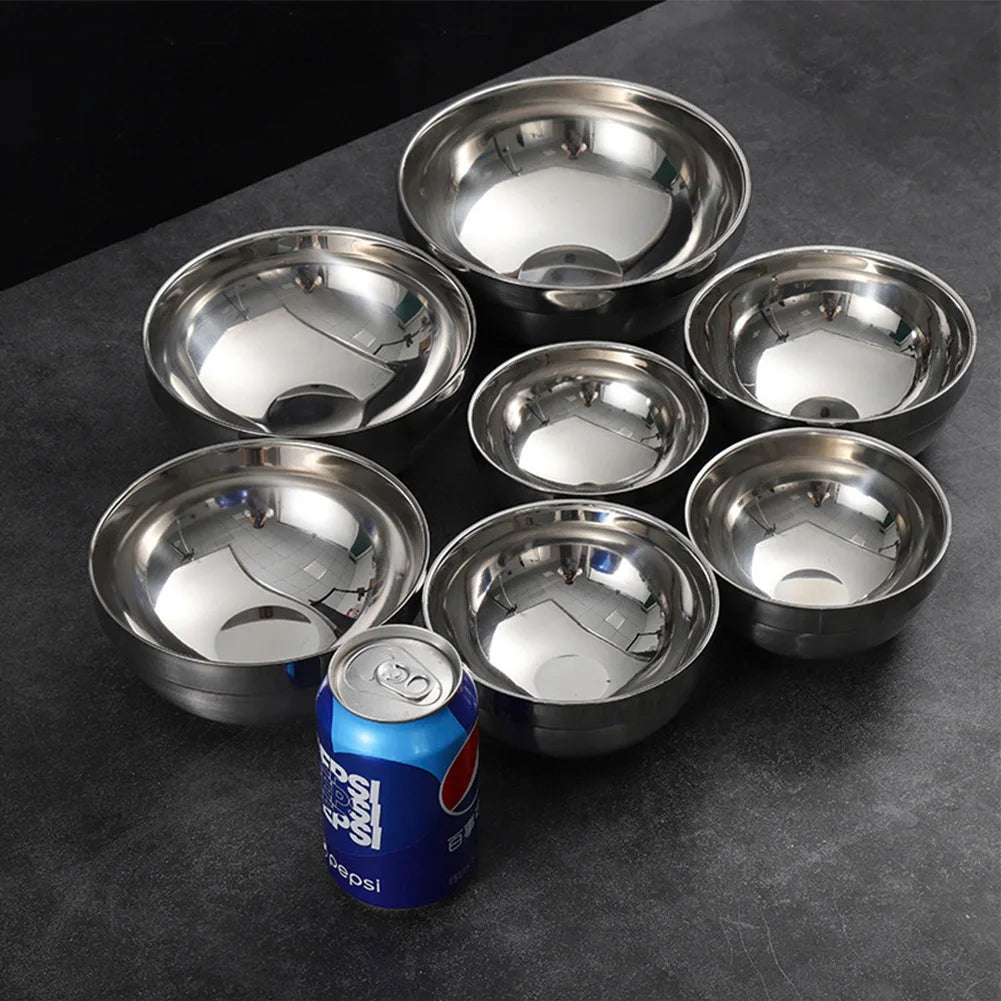 Double Wall Stainless Steel Bowl – Salad, Rice & Mixing Stainless Steel Bowl Babs