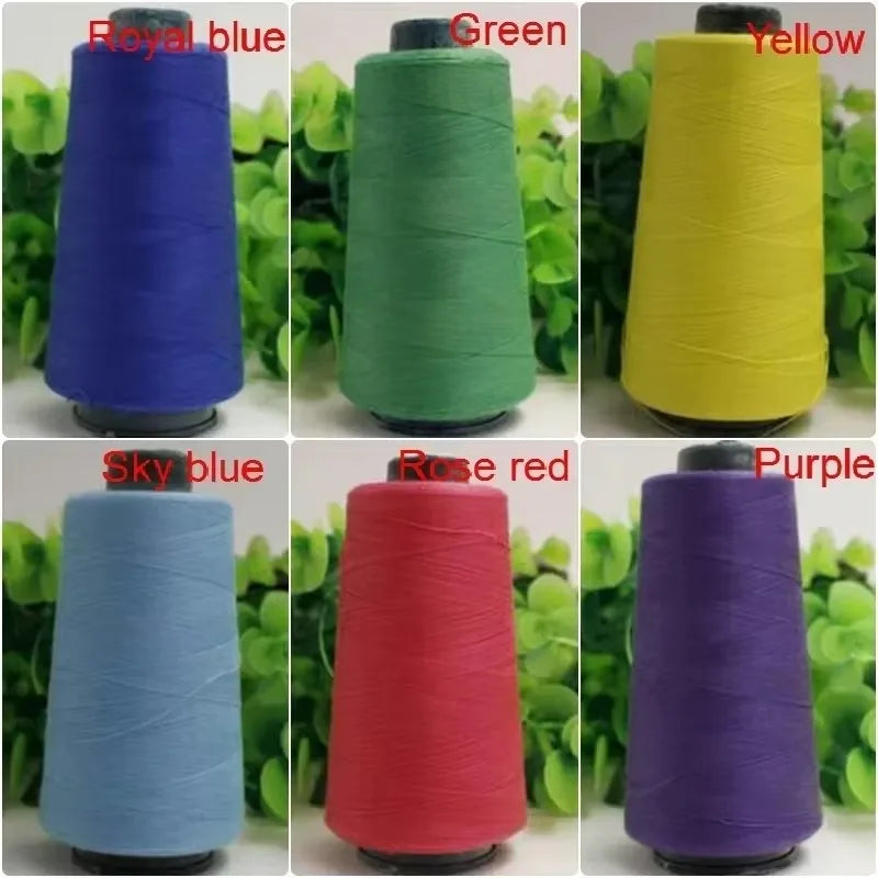 12-Color Polyester Sewing Thread 3000 Yards – Overlock Machine Polyester Sewing Thread Babs