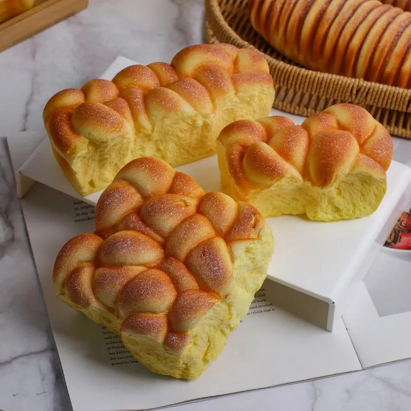 Slow Rebound Squishy Bread Squeeze Toy – Kawaii Desk Ornament Squishy Squeeze Toy Babs