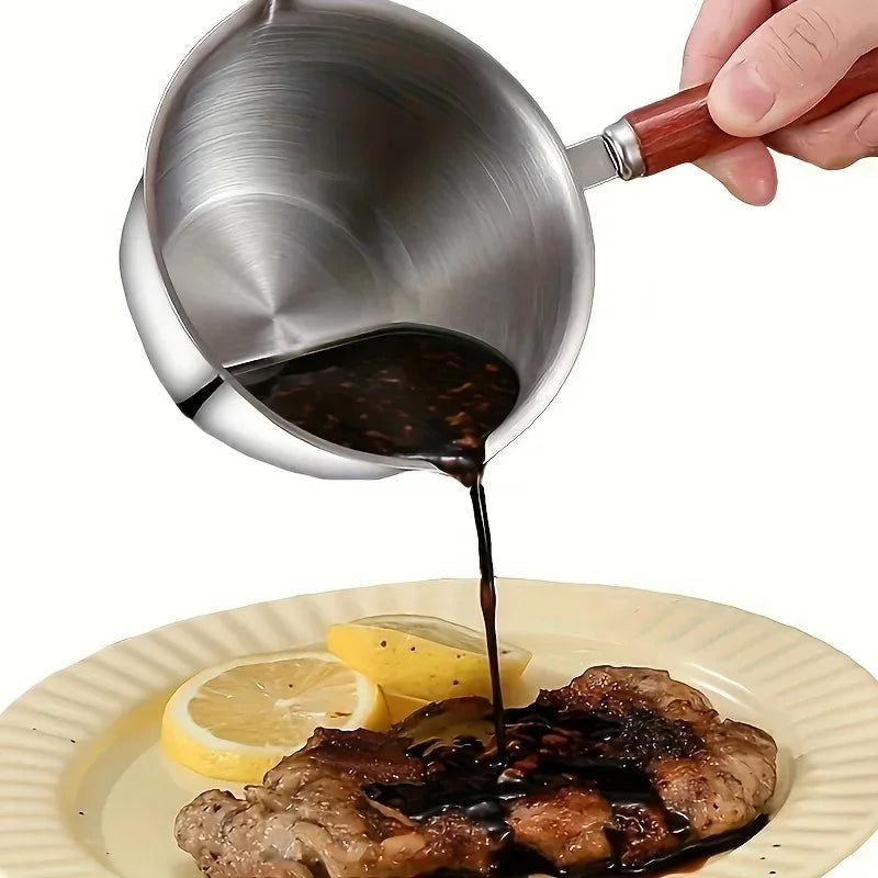 Stainless Steel Mini Butter & Chocolate Melting Pot Set Mini Melting Pot Babs