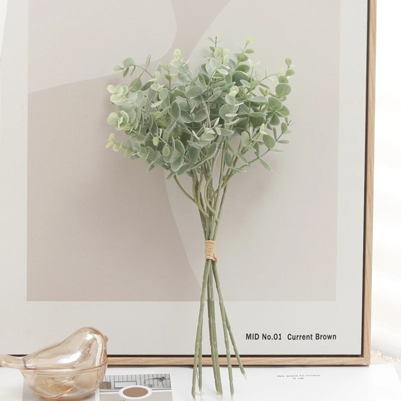 Artificial Eucalyptus Branch | Faux Plant Home & Wedding Décor Artificial Plant Branch Babs Grey Green 1