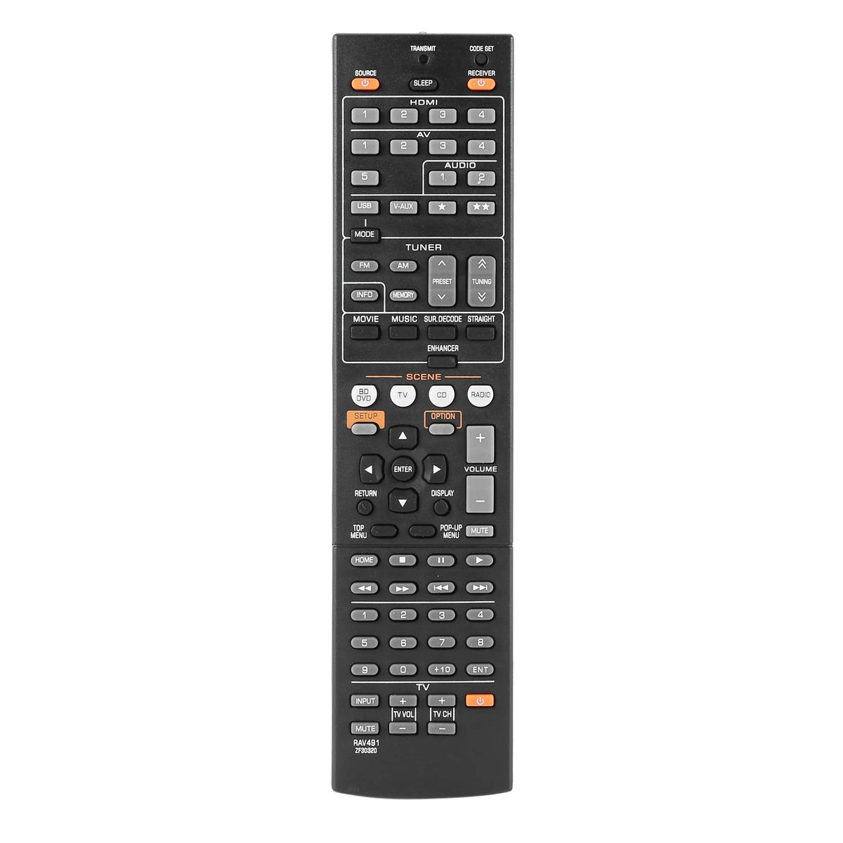 Yamaha RX-V HTR Replacement Remote – No Programming Needed AV Receiver Remote Babs Default Title