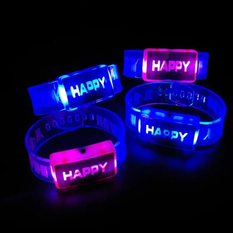 LED Light Up Glow Bracelet Watch – Party, Halloween & Cosplay LED Glow Bracelet Babs