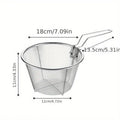 Stainless Steel Frying Basket & Noodle Strainer Spoon Kitchen Strainer Basket Babs L