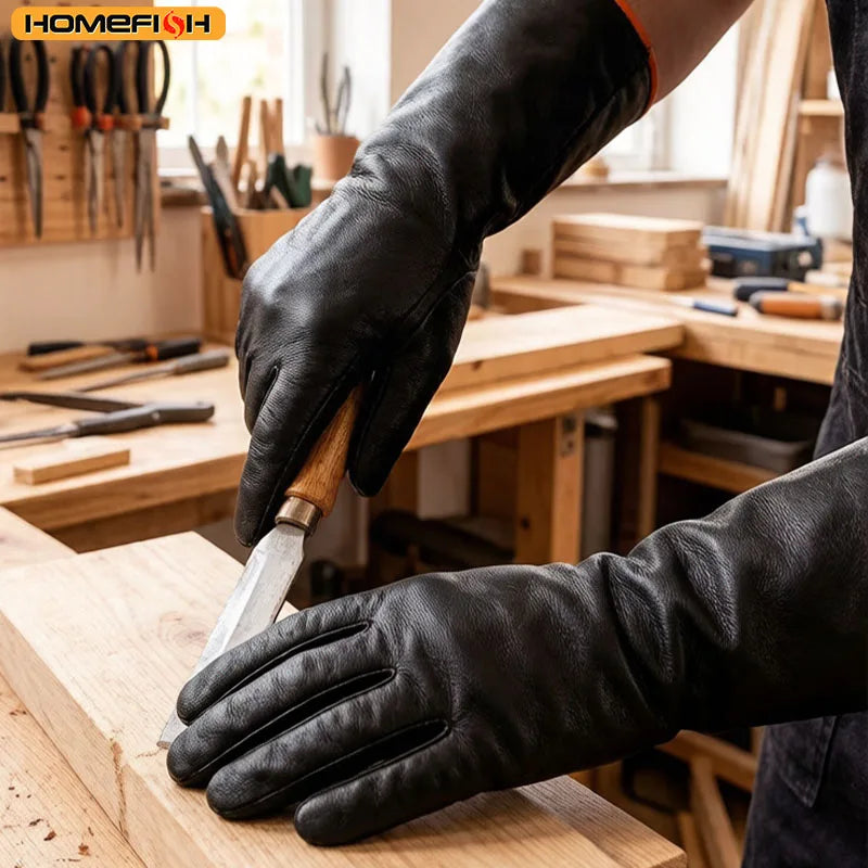 35cm Silicone Scrubbing Gloves – Latex Rubber Kitchen Dishwashing Kitchen Scrubbing Gloves Babs