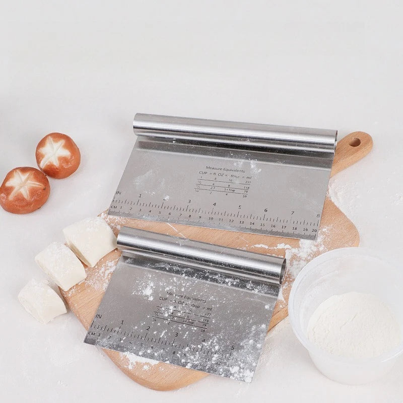 Stainless Steel Cake Scraper & Buttercream Edge Smoother Cake Decorating Tool Babs