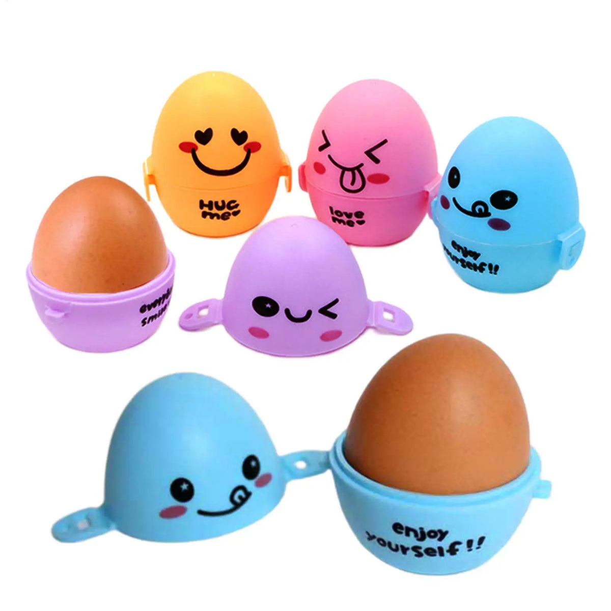 Portable Cartoon Egg Container & Outdoor Travel Storage Box Egg Storage Container Babs