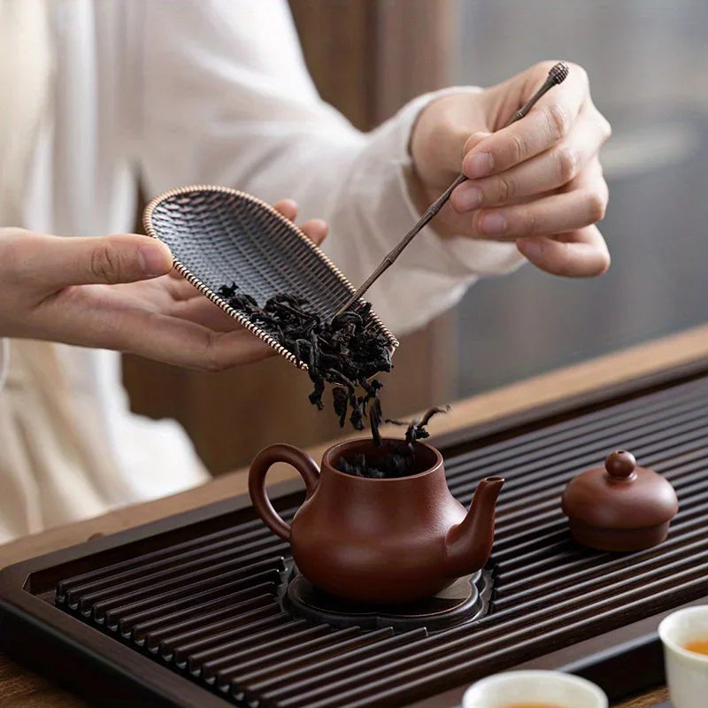 2Pcs Alloy Kung Fu Tea Scoop Set – Handmade Tea Shovel Tools Tea Ceremony Tools Babs